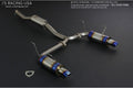 J's Racing R304 SUS 70RS Dual Cat-Back Exhaust, Honda S2000