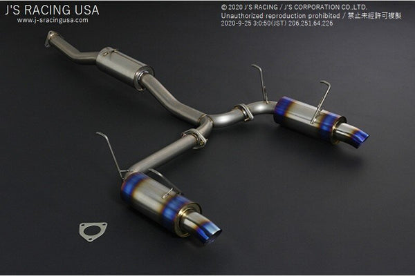 YAMAHA A-S2000 ジャンク J's Racing R304 SUS 70RS Dual Cat-Back Exhaust, Honda S2000